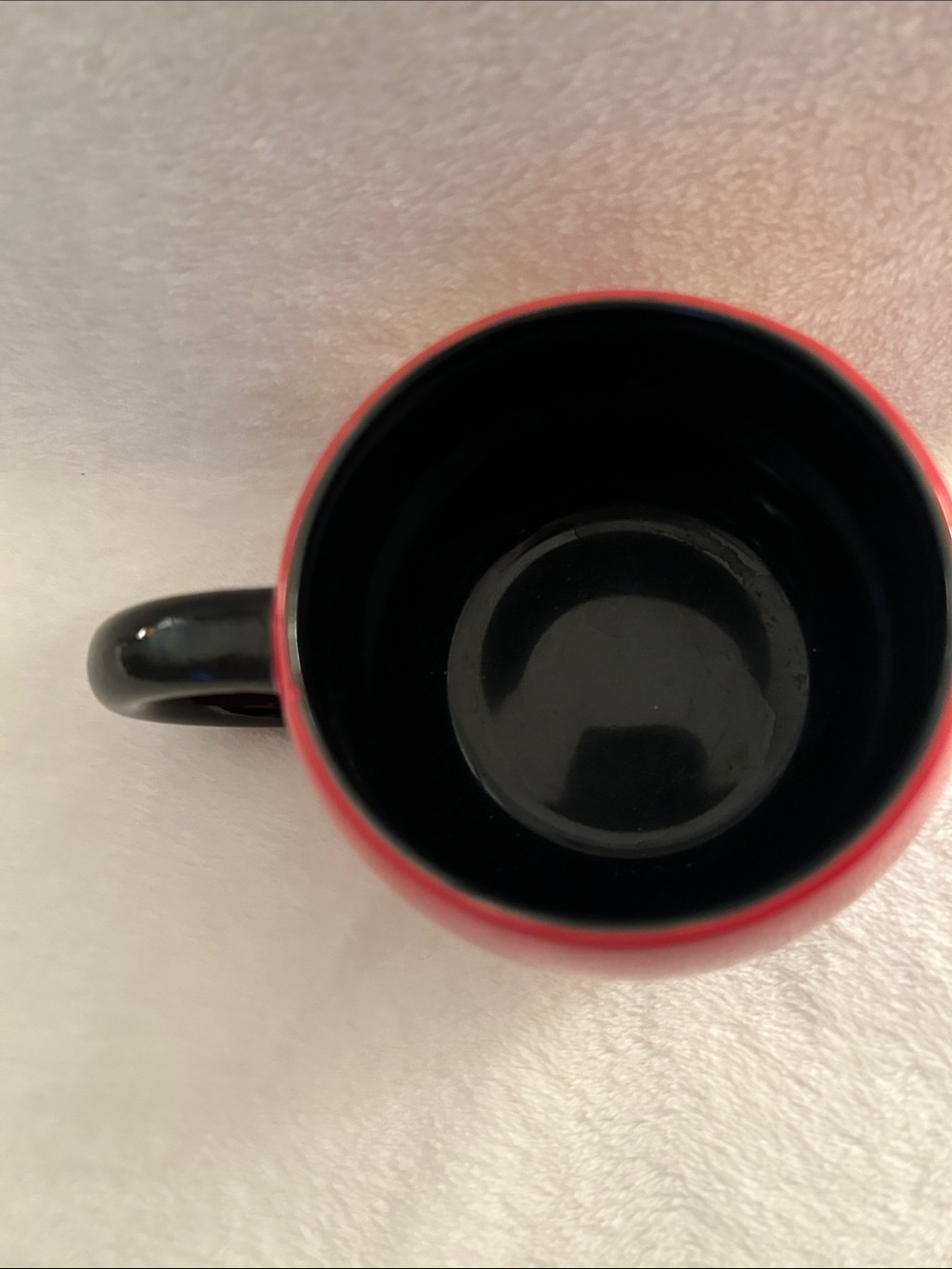 Disney Mickey Mouse Red Pants Mug with Yellow buttons.  Black Handle - Picture 5 of 5